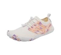 Genérico Zapatos Acuáticos Hombre Mujer Zapatos de Playa Acuáticos Verano Unisex de Trail Running Antideslizante Ligero Zapato Barefoot Secado Rápido para Aqua Sports Piscina Surf, blanco, 39 EU