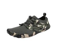 Genérico Zapatos Acuáticos Hombre Mujer Zapatos de Playa Acuáticos Verano Unisex de Trail Running Antideslizante Ligero Zapato Barefoot Secado Rápido para Aqua Sports Piscina Surf, verde militar, 39