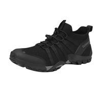 Genérico Zapatos Acuáticos Hombres Mujeres de Red Zapatos de Playa Náuticos Verano Unisex Trail Running Antideslizante Ligero Zapato Barefoot Secado Rápido para Aqua Sports Surf, Negro , 46 EU