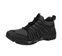 Genérico Zapatos Acuáticos Hombres Mujeres de Red Zapatos de Playa Náuticos Verano Unisex Trail Running Antideslizante Ligero Zapato Barefoot Secado Rápido para Aqua Sports Surf, gris, 46 EU