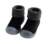 Genérico Zapatos Bebe Primeros Pasos Zapatos Calcetines Bebe, Calcetines Antideslizantes Niño con Suela de Goma Suave Zapatillas Unisex Bebé con Estampado de Dibujos Animados