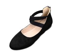 Genérico Zapatos Casuales Femeninos para Uso Cotidiano diseño Cerrado y Confortable Estilo fácil de calzar Calzado versátil Ideal con Vestidos Durante Toda Temporada (Black, 38)