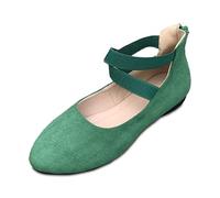 Genérico Zapatos Casuales Femeninos para Uso Cotidiano diseño Cerrado y Confortable Estilo fácil de calzar Calzado versátil Ideal con Vestidos Durante Toda Temporada (Green, 41)