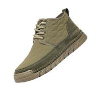 Genérico Zapatos Cómodos Hombre Botines Zapatos Hombres Zapatillas de deporte de otoño e invierno para hombre Zapatillas de senderismo para hombre Zapatos para Zapatos Hombre Vestir Botas (Khaki, 40)