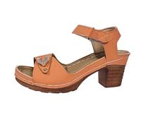Genérico Zapatos Cuñas Mujer Sandalias Verano Cómodo Verano Confort Chic Desnudo Pies Suela Antideslizante Playa Cuñas Plataforma Slipper Bohemia Beach Sandals Con Tacón Bloque, naranja, 37 EU