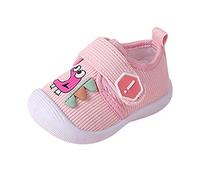 Genérico Zapatos de deporte para colorear Zapatillas de bebé para niños y niñas llamando a los zapatos suela de goma antideslizante en pleno zapato niño niña, rosa, 23 EU