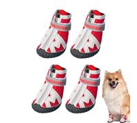 Genérico Zapatos de exterior para perro, botas para perro | Zapatillas | para con reflectante, Botas para perros de 5 tamaños con de goma resistente, botas para perros transpirables e