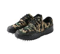 Genérico Zapatos de liberación de Camuflaje para Hombres Zapatos de protección Laboral Antideslizantes y Resistentes al Desgaste en el Sitio de construcción para Hombres y Mujeres (Khaki,38)