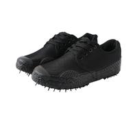 Genérico Zapatos de liberación de Camuflaje para Hombres Zapatos de protección Laboral Antideslizantes y Resistentes al Desgaste en el Sitio de construcción para Hombres y Mujeres (Negro,44)