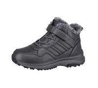 Generico Zapatos de nieve para mujer de lana, botas de nieve de invierno para las mujeres Fondo plano grueso antideslizante Punta Lace Up Hook Loop Color sólido Peluche cálido y cómodo Botas de