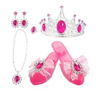 Genérico Zapatos de para Niña - Juguetes de Imitación Antideslizantes con Pendientes,Zapatos de Juego de rol | para Joyería, Uso Diario, Cumpleaños, Año Nuevo, Acción de
