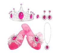 Genérico Zapatos de para Niña,Tacones Antideslizantes de Juego con Pendientes | Zapatos de Juego de rol,para Pendientes, cumpleaños, actuaciones, Año Nuevo, Festivos, Uso Diario, Interior y