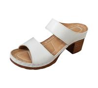 Genérico Zapatos De Verano Para Mujer Sandalias De Tacón Sexys Para Mujer, Sandalias Deportivas Tallas Grandes, Senderismo Ajustables Con Punta Abierta Cuña Con Tira, Pantuflas Cós El Verano,en