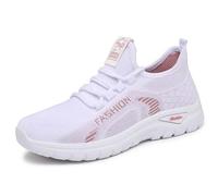 Genérico Zapatos Mujer Cómodos Otoño Primavera Suela Suave Baja Diario, blanco, 36 EU
