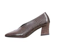 Genérico Zapatos Mujer Fiesta, Tacones Negros Mujer, Zapatos De Vestir De Tacón Alto Y Punta Redonda para Mujer Sin Cordones Cómodos Informales Transpirables Y Ligeros