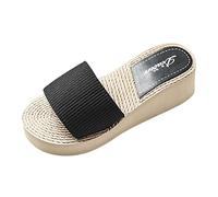 Genérico Zapatos Mujer Verano Comodos Chinelos Mulheres Sandalias Verano Mujer Con Soporte Arco Diseño Plegable Plantilla Antibacterial Caminata Urbana Zona de Hamacas