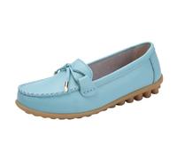 Genérico Zapatos Mujer Verano Comodos - Zapatos Casuales De Talla Grande Antideslizantes Planos con Lazo De Color SóLido para Mujer Zapatos Mujer Cordones