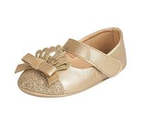 Genérico Zapatos Princesa Bebé Antideslizantes Caminar Niño Pequeño Cómodos Ligeros Transpirables Flexibles Duraderos Elegantes Seguros Interiores Exteriores (GD2, 22 Infant)