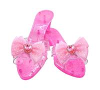 Genérico Zapatos Princesas Niñas, Tacones Niña Princesas, Portátiles Crystal Sapatos menina para Jugar A Fingir, para 3 A 6 Años (6 × 18.5 × 4.5 Cm)