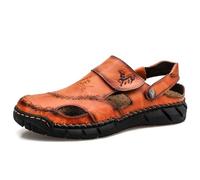 Genérico Zapatos Sandalias Hombre,Resistentes y duraderas planas de estilo informal Calzado transpirable fresco prácticos versátiles modernos verano Para Playa Exteriores