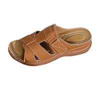 Genérico Zapatos Tacon Mujer cuero PU ajustable diseño transpirable uela ligera exterior Sandalias Tacon ligeras cómodas elegantes verano antideslizantes (B, 38)