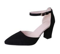 Genérico Zapatos Tacon Mujer, Sandalias Mujer Comodas, Stylische Für Freizeit Und Arbeit Offene Zehe Dicker Absatz Perfekt Für Frühling Sommer Und Herbst