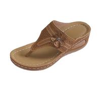 Genérico Zapatos Tacón Mujer, Sandalias Mujer Planas, Dedo Cómodas Casual Zapatos Slide Playa De Tacón Transpirables Ligeros De Verano Para Caminar Viajes