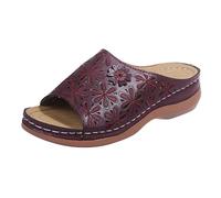 Genérico Zapatos Tacón Mujer, Sandalias Mujer Plataforma, Slip On Cómodas Transpirables Casual Playa De Tacón Caminata Diaria Exterior Verano Primavera