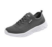 Genérico Zapatos Verano Hombre De Malla, Zapatos Hombre Casual, Memory Foam Suela Antideslizante Correr Platform Ligeros Zapatillas con Suela Liviana Zapatos para Caminar Viajes O Uso Diario