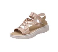 Genérico zapatos verano mujer,sandalias comodas mujer verano,Diseño equilibrado para mezclar planes de compras locales y caminata lenta por el entorno_1