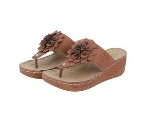 Genérico zapatos verano mujer,sandalias con cuña mujer,Diseño neutro para atuendos de paseos casuales después de visitas a centros culturales
