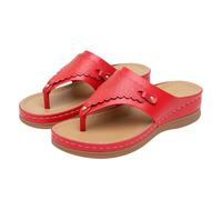 Genérico zapatos verano mujer,sandalias cuñas,Líneas equilibradas para preparativos de compras turísticas en mercados de poblaciones costeras