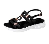 Genérico zapatos verano mujer,sandalias mujer plataforma verano,Forma pulcra para recorridos por calles peatonales de centros turísticos urbanos grandes_1