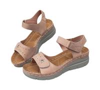 Genérico zapatos verano mujer,sandalias mujer verano vestir,Contorno sobrio para atuendos de descanso vacacional y caminatas por alrededores costeros