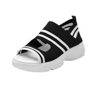 Genérico zapatos verano mujer,sandalias mujer verano vestir,Líneas equilibradas para combinaciones con pantalones cortos en paseos playeros habituales