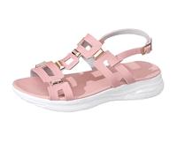 Genérico zapatos verano mujer,sandalias playa mujer,Forma pulcra para recorridos por calles peatonales de centros turísticos urbanos grandes_1