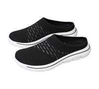 Genérico Zapatos Verano Mujer Vestir - Pareja Casual Color SóLido Envuelto Toe Flyweave Malla Transpirable Medias Chanclas Zapatos Casuales De Gran TamañO Bota Deportiva Mujer