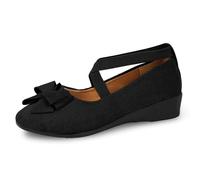 Genérico Zapatos Verano Mujer Vestir - Zapatos Casuales De Gamuza De Color Liso con Tiras EláSticas para Mujer CóModos con Estribo En Un Solo Pie Deportivas CuñA De Mujer