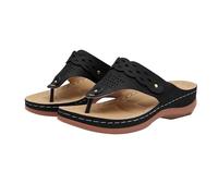 Genérico zapatos verano mujer,zapatos cuña mujer,Contorno compacto para preparar atuendos sencillos antes de caminatas en épocas frescas