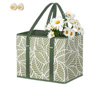 Genérico Zealburst Grocery Bags, Reusable Shopping Bags With Handles, Shopping Tote with Reinforced Handles for Supermarket Picnic (Style D)