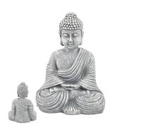 Genérico Zen Buddha Statue - Decorative Resin Sculpture, Handcrafted Sitting Figurine, Spiritual Meditation Ornament | Table Shelf Mantle Display, Home Office Relaxation Ambience Decoration Piece