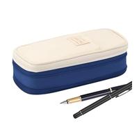 Genérico Zipper Pencil Pouch, Aesthetic Pen Case, Expandable High Capacity, Student Stationery, Adults Cards, (8.66x2.56x4.33 Inches), Great For Organizing Supplies, School, Offices