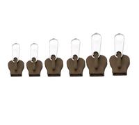 Genérico Zipper Repair Kit - Instant Zipper Pull Replacement Slider,Zip Slider Pullers | Flexible Multifunctional Zip Repair Kit Detachable Zippers Supplies For Bags,Jackets,Tents