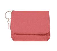 Genérico Zipper Wallet for, PU Leather Drivers License Holder, Portable Zippered Coin Purse, Vintage Style PU Leather Purse, Small Compact Change Pouch, Zippered Leather Card Wallet for Womens