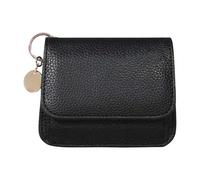 Genérico Zipper Wallet for, PU Leather Drivers License Holder, Portable Zippered Coin Purse, Vintage Style PU Leather Purse, Small Compact Change Pouch, Zippered Leather Card Wallet for Womens