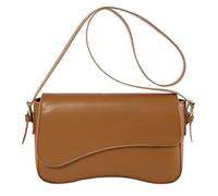 Genérico Zolura Tote Bag, Zolura Shoulder Bag for Women Retro Vegan Leather, Underarm Small Square Women Trendy Purse (Brown)