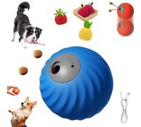 Genérico Zoomie Buddy 2.0, 2026 New Smart Touch Interactive Dog Toy, Touch Activated Motion with Random Rolling Jumping, Dual Play Modes, USB-C, Durable Pet Design (Blue Ball)