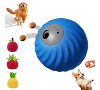Genérico Zoomie Buddy 2.0, Pet Rolling Feeding Ball Blue, Smart Touch Interactive Dog Toy, Automatic Rolling + Feeding, 2.83" Diameter, USB-C Rechargeable, for Dogs (Blue)