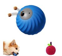 Genérico Zoomie Buddy 2.0, Smart Interactive Dog Ball, Treat Dispensing Dogs Puzzle Toy, with 3 Kinds of Fun Fruit Cover, for Small Or Medium Dogs and Cat (Blue,Yarberry)