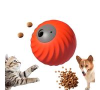 Genérico Zoomie Buddy 2.0 - Zoomie Buddy for Dogs,2 in 1 Interactive Dog Balls & Pet Feeder, Dog Track Food Leaking Ball,for Small or Medium Dogs and Cat (Orange)